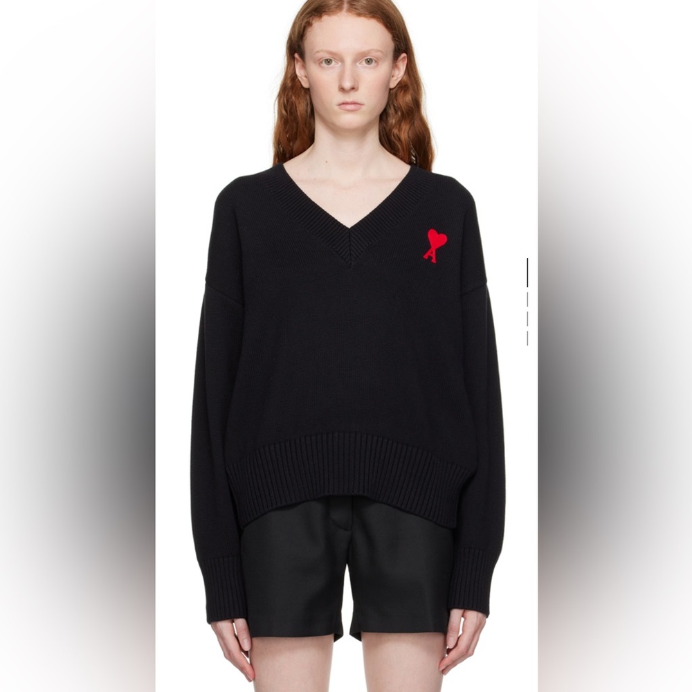 Ami black sweater